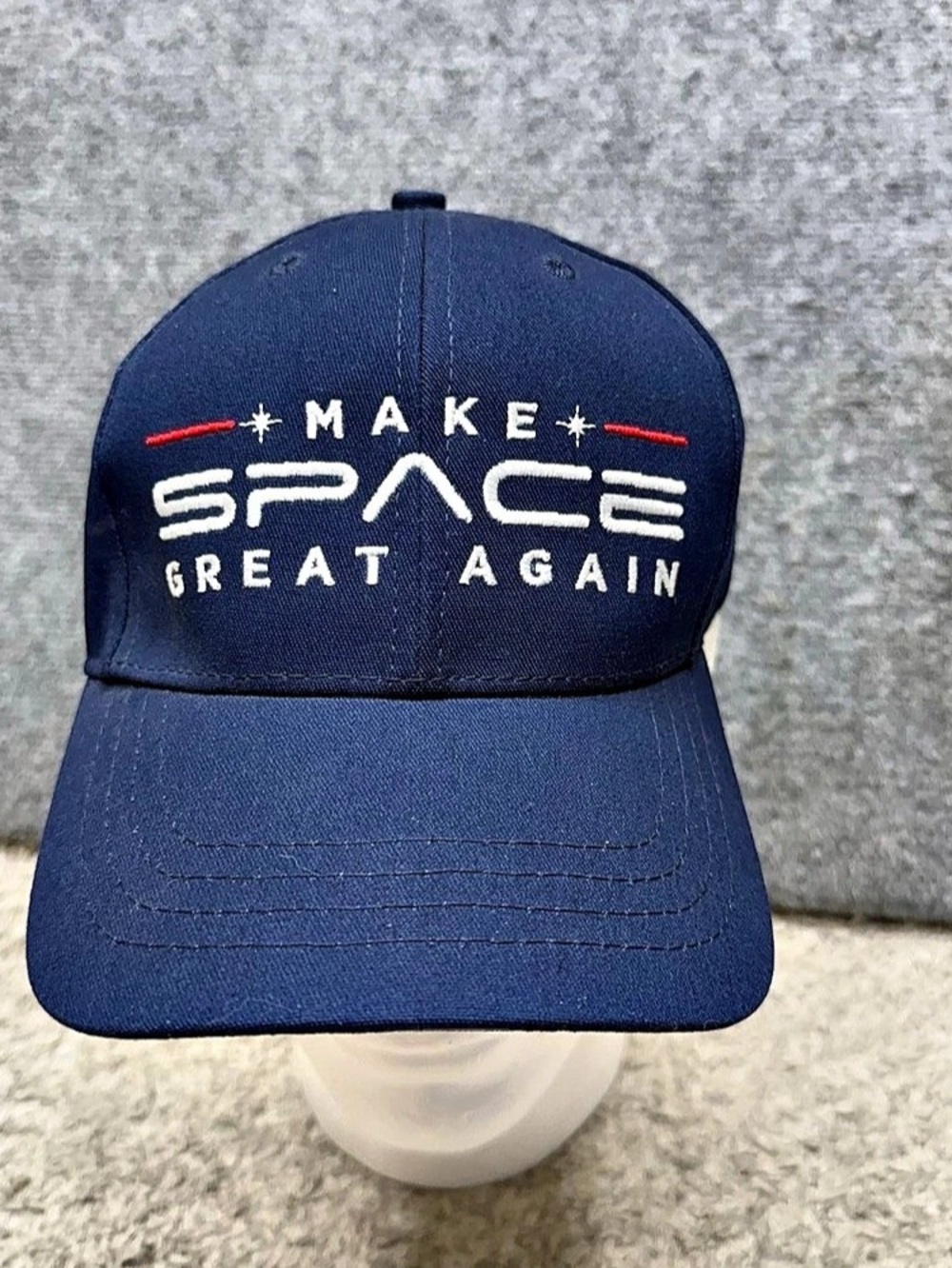 Make Space Great Again Hat Cap Cali-Fame Headwear CF USA Trump Blue Adjustable